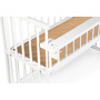 Klups - Patut copii lemn Piccolino Alb 90x40 cm - 4