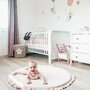 Woodies Safe Dreams - Patut transformabil + saltea Pentru bebe si junior, Cocos-Spuma, 140x70 cm, Alb - 15