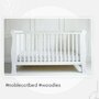 Woodies Safe Dreams - Patut transformabil Pentru bebe si junior, 140x70 cm, Alb - 25