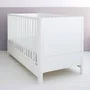 Patut din lemn masiv, transformabil pentru bebe si junior, Smooth 140 x 70 cm - 1
