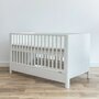 Woodies Safe Dreams - Patut transformabil Smooth Pentru bebe si junior, 140x70 cm - 2