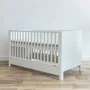 Patut din lemn masiv, transformabil pentru bebe si junior, Smooth 140 x 70 cm - 2