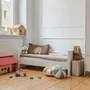 Patut din lemn masiv, transformabil pentru bebe si junior, Smooth 140 x 70 cm - 13