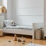 Woodies Safe Dreams - Patut transformabil + saltea Smooth Pentru bebe si junior, Cocos-Spuma, 140x70 cm - 15