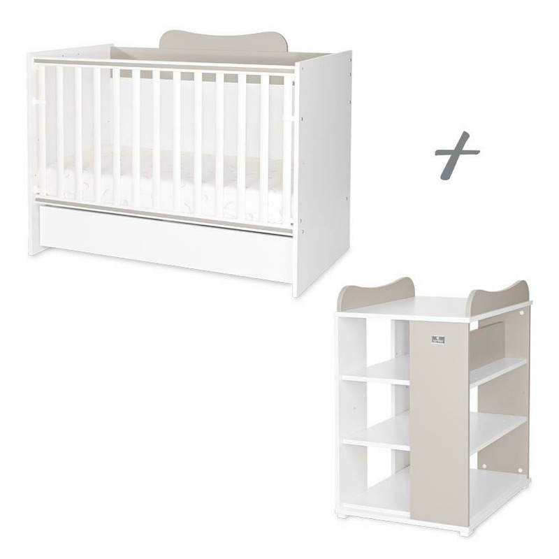 Patut modular multifunctional, 5 confirgurari diferite, 190 x 72 cm, multi, white & string