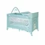 Lorelli - Patut pliant cu doua nivele Noemi Plus Surf Teddy, 120x60 cm, Albastru - 1