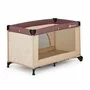 Patut pliant, Petite&Mars, Nyja, 120 x 60 cm, Cu roti, Functie de tarc, Pliere compacta, Include geanta de transport, Intrare laterala cu fermoar, Pereti din plasa, Pana la 15 kg, 0-30 luni, Maro - 2
