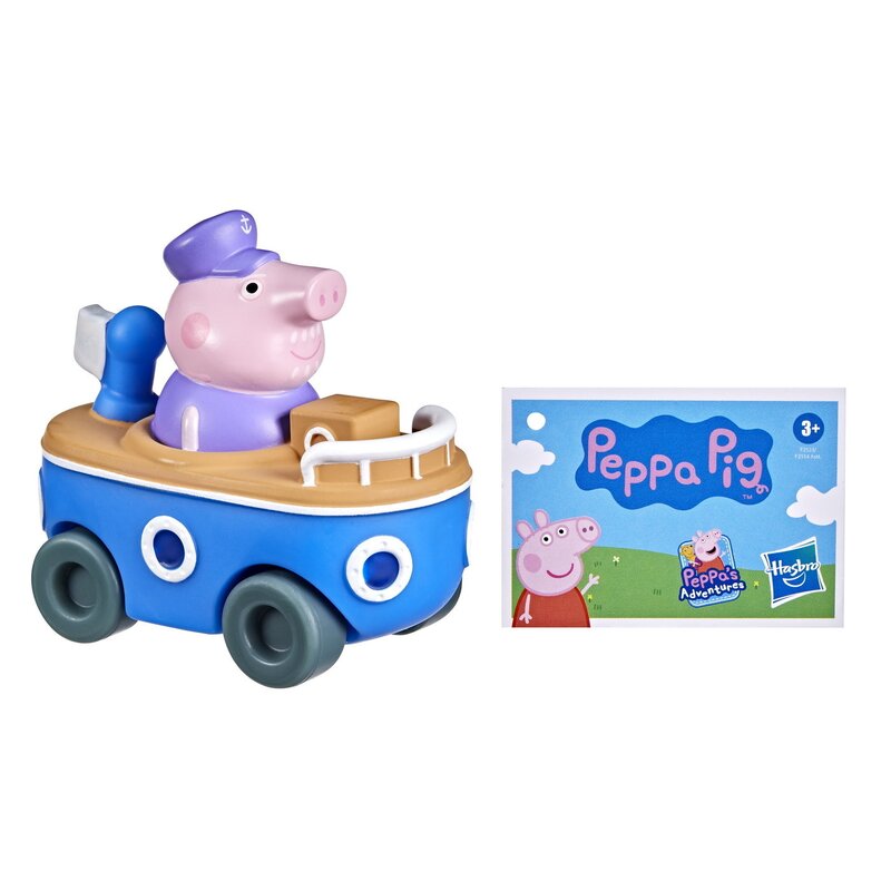 Hasbro - peppa pig masinuta buggy si figurina bunicul pig