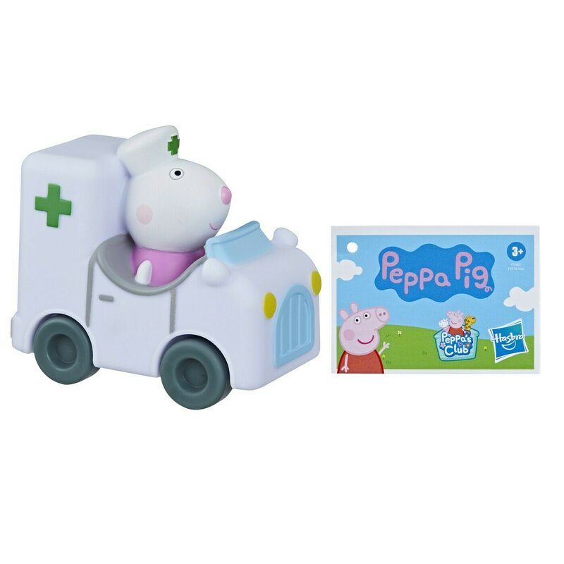 Hasbro - peppa pig masinuta buggy si figurina iepurasul doctor