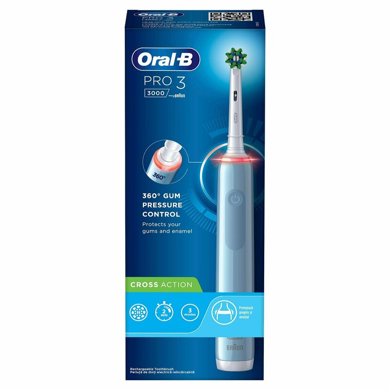 Oral-b - periuta electrica oral b pro 3 blue