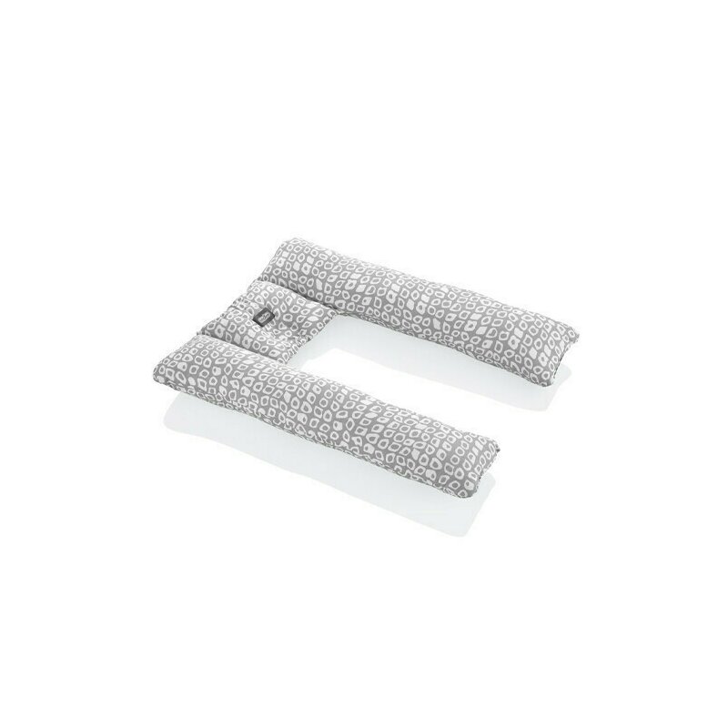 Perna Gravide In Forma De U 11 Babyjem - Perna 3 in 1 : babynest, pentru gravide si pentru alaptare in forma de U (Culoare: Gri)