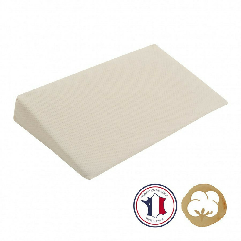 Perna plan inclinat 15° bumbac organic pentru pat 70x140cm