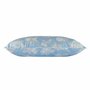 Somnart - Perna SOMNART, 60x60 cm, umplutura pene 90%, puf 10%, bumbac 100%, model floral blue - 2