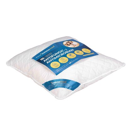 Somnart - Perna Somnomed Antimicrobiana si Antifungica lavabila la 95°C - 70 x 70 cm, ambalata la geanta cu manere