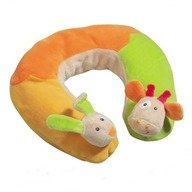 Brevi soft toys - Perna suport gat Iepuras, Girafa
