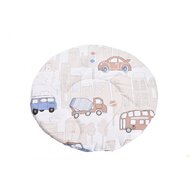 Confort Family - Perna clasica de dormit Plata rotunda , Masinute, din Bumbac, 30x30 cm