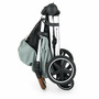Petite&Mars - Carucior sport, Royal, Include husa pentru scaun, husa pentru picioare, geanta pentru scutece si capotina extensibila, Cu fereastra, Impermeabila, Cu SPF 50, Aluminiu, 0-22 kg, 111  x 57  x 86 cm, Mature Olive - 18
