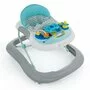 Premergator, Petite&Mars, Monty, Panou interactiv, Reglabil pe inaltime, Roti, Sustine 12 kg, Chevron Blue - 2