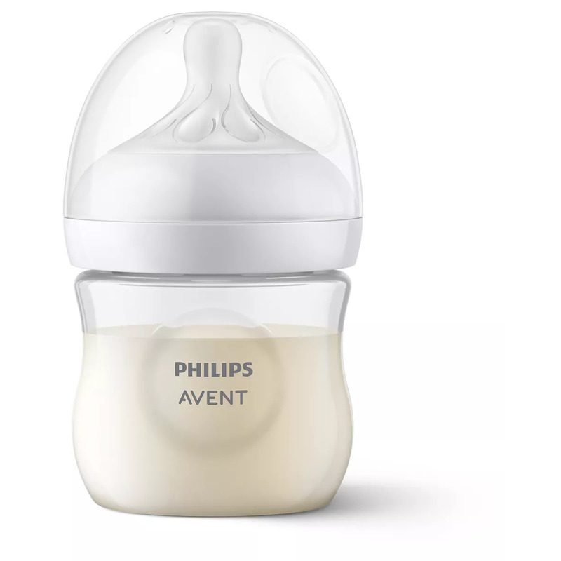 Philips avent - biberon anticolici, natural response, 125 ml, 0 luni+, alb