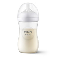 Philips Avent - Biberon Natural Response, 1 luni+, 260 ml, Fara BPA, Anticolici, Alb