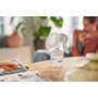Philips Avent - Pompa manuala, Cu capac pentru perna de masaj x 1 buc, Kit cu maner pentru colectarea laptelui x 1 buc, Recipiente pentru depozitare x 3 buc, Adaptor x 1 buc, BPA Free, Alb - 5