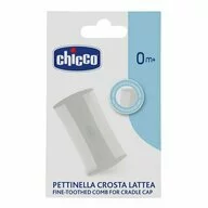 Pieptan delicat pentru curatare crusta de lapte, Chicco, 0 luni+, Alb