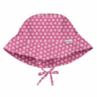 Pink Shell Geo 0/6 luni - Palarie fete SPF 50+ reglabila Green Sprouts by iPlay
