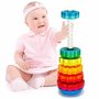 Fat Brain Toys - Piramida cu rotite pentru bebelusi - 7