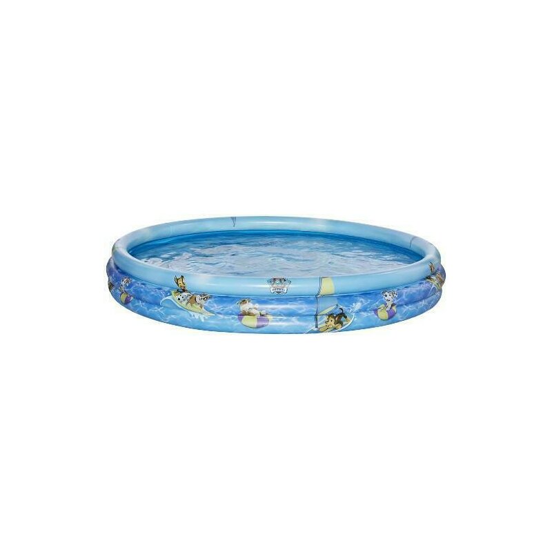 Happy people - piscina gonflabila cu 3 inele si imprimeu paw patrol 150 x 25 cm