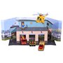 Dickie Toys - Pista de masini  Fireman Sam, Sam Fire Rescue Team cu 3 masinute, 1 elicopter si 1 figurina - 1
