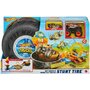 Pista de masini Hot Wheels by Mattel Monster Truck Stunt Tire cu 2 masinute - 8