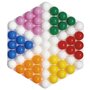 Hama - Set creativ Hexagon In cutie de cadou, Cu planseta, Cu 140 tepuse ciuperci Maxi Stick - 3