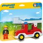 Playmobil - 1.2.3 Camion Cu Pompier - 2