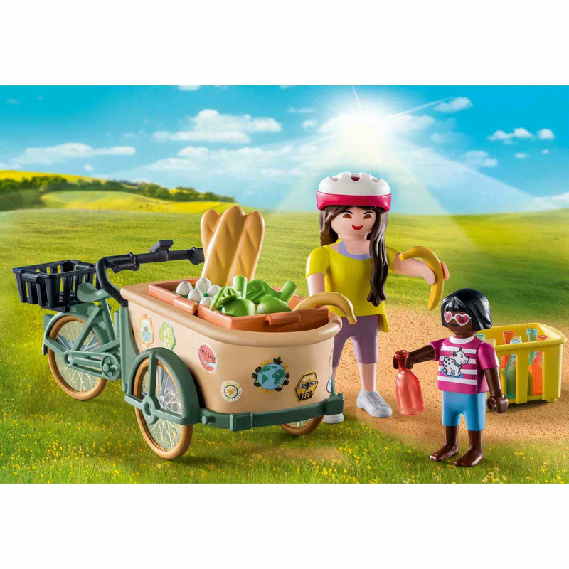 PLAYMOBIL - BICICLETA FERMIERILOR CU MARFA