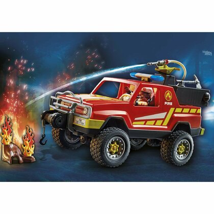 Playmobil - Camion De Pompieri Cu Furtun