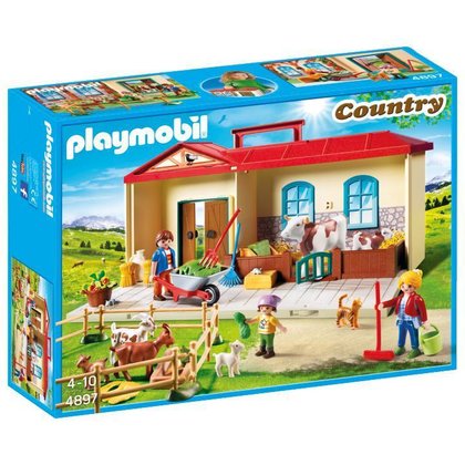 Playmobil - Cutie de joaca Casuta de la tara