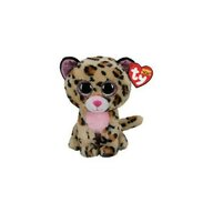 TY - Jucarie din plus Leopard,  15 cm, Maro/Roz