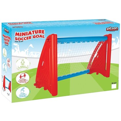 Pilsan - Poarta de fotbal Miniature Soccer Goal, Rosu