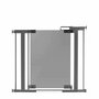 Reer - Poarta de siguranta prin presiune DesignLine Puristic Cu plexiglas, 76-96 cm din Metal, Gri - 1