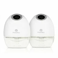 Pompa de san, Petite&Mars, Gaia Duo, Portabila, Cu 3 moduri, Panou control, Autonomie pana la 2.5 h, 9 functii de masaj, Silentioasa- 55db, Capacitate 180 ml, Alb