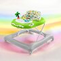 Premergator, Bebe Stars, Cu panou interactiv, Cu roti, Husa detasaila, Pana la 12 kg, Cu inaltime reglabila in 3 pozitii, 6 luni+, Conform cu EN1273, ASTM F977, Dinosaur - 2