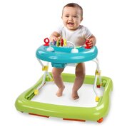 Premergator interactiv,Bright Starts, Giggling Safari, Reglabil pe 3 inaltimi diferite, De la 6 luni, Suporta 11 kg, Multicolor