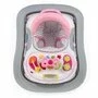 Premergator, Petite&Mars, Monty, Panou interactiv, Reglabil pe inaltime, Roti, Sustine 12 kg, Chevron Pink - 4