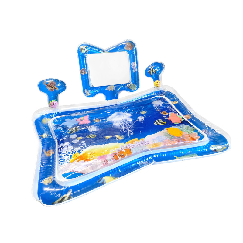 Primabobo - salteluta senzoriala cu apa, contine oglinda, cerificata ce, en71, astm, 65 x 49 x 31 cm, albastru