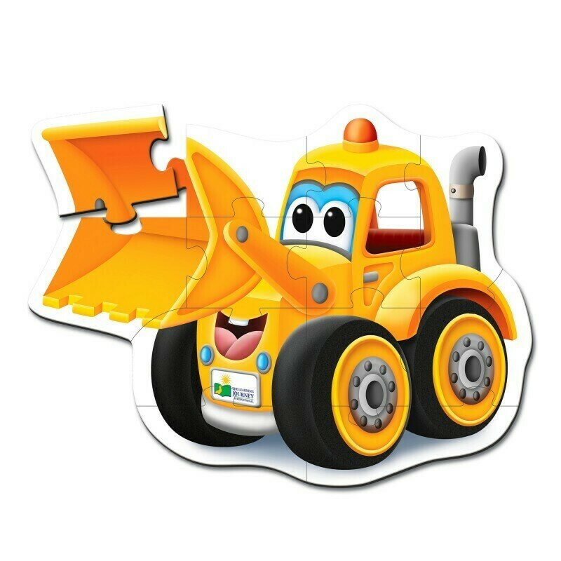 The learning journey - primul meu puzzle de podea - excavator