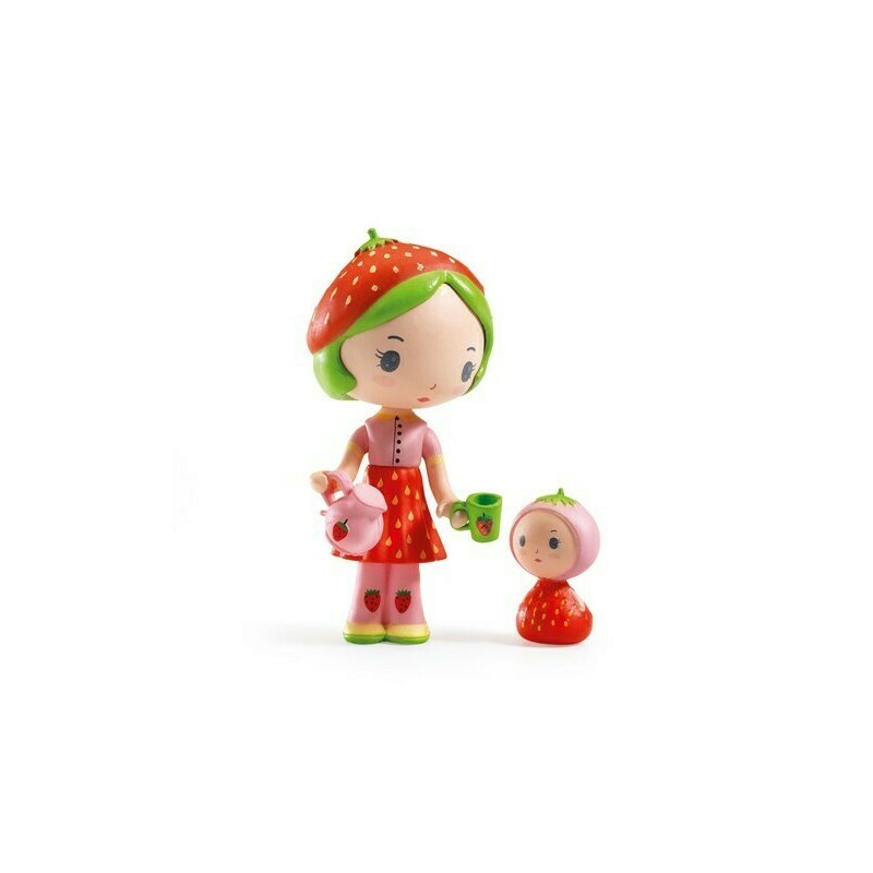 Djeco - Set figurine Printesa Capsunica Berry si Lila