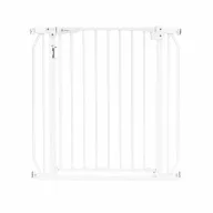 Poarta de siguranta, Lionelo, Truus Slim Led, Prin presiune, Cu lumina Led cu senzor, 105 cm, Conform cu standardul european de securitate EN1930, Alb