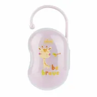 Suport suzete bebelusi, Chicco, Sterilizabil, Pentru 2 bucati, Roz