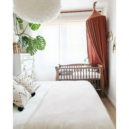 Patut din lemn pentru bebe, inaltime saltea reglabila, Noble Vintage 120x60 cm