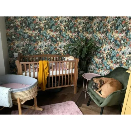 Patut din lemn pentru bebe, inaltime saltea reglabila, Noble Vintage 120x60 cm